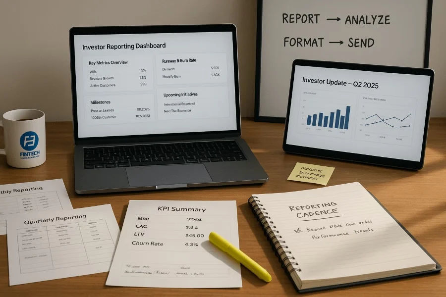 Visual for this record: Regular investor updates are a discipline, not a courtesy